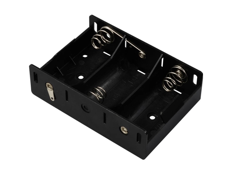 TRU COMPONENTS TC-13220480 Batteriholder 3 R20 (D) Loddetilslutning (L x B x H) 105 x 72 x 31 mm