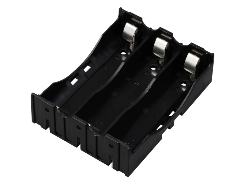 TRU COMPONENTS TC-13220712 Batteriholder 3 18650 Kontaktpol (L x B x H) 78 x 60 x 21 mm