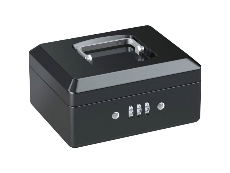 Basi 2101-0200-1100 Kassalåda (B x H x D) 160 x 90 x 200 mm Svart | Möbler - Tillbehör - Kassa och valuta tillbehör | GameStuff