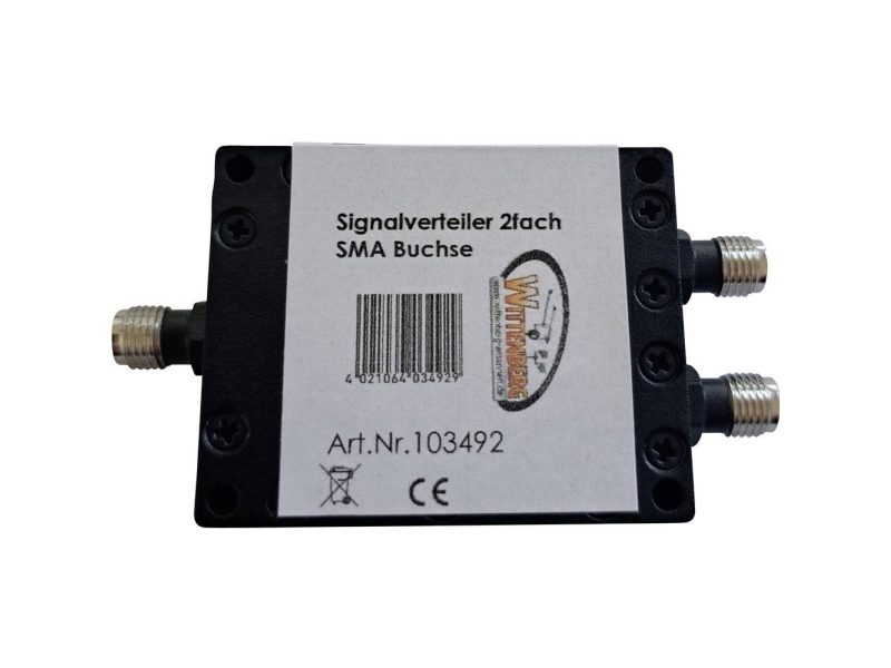 Wittenberg Antennen Antennefordeler SMA-tilslutning Signalverteiler 2 fach SMA Buchsen , Frequenz 800-2700 MHz | Bilvård & Biltillbehör - Bilens Interiörutrustning - HiFi för bilar - Hifi Tillbehör | GameStuff