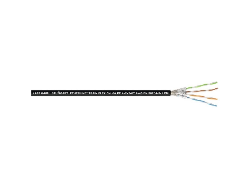 LAPP 2170908/100 Virtajohto ETHERLINE® TRAIN FLEX Musta 100 m