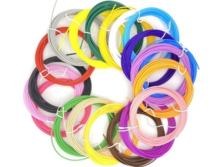 Fusion tillbehör Fusion 3D-utskriftspenna ABS filament med 20 färger 1,75 mm 5m | Skrivare - Bläck, toner & förbrukningsvaror - 3D-förbrukningsvaror | GameStuff