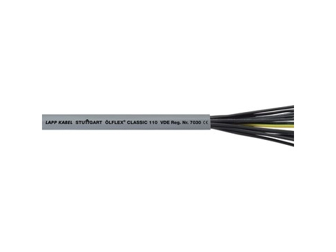 Lapp Ölflex Classic 110, 25 M, Grå, Pvc, 120 Kg/Km, 200 Kg/Km, 4000 V