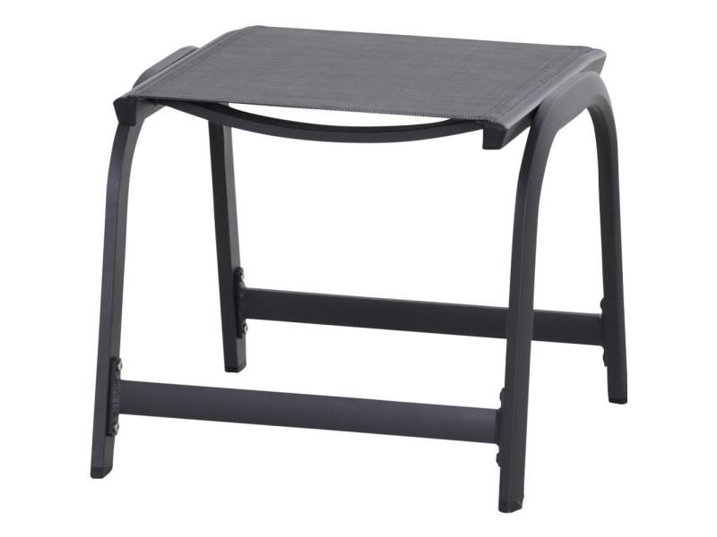 Siena Garden Tesoro M29540 Havestol Aluminium Antracit (mat), Sort, Sølv
