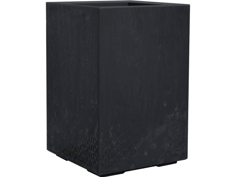 Siena Garden FARO STONE LA992-71 Plantekasse Polypropylen Beton-optik, Sort
