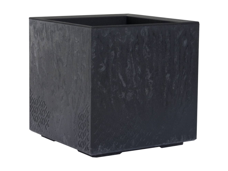 Siena Garden FARO STONE LA935-70 Kasvilaatikko polypropeenista betonilook, musta
