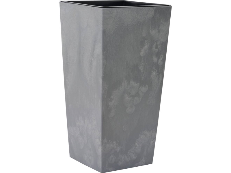 Siena Garden NIZZA STONE LA547-70 Plantefad Polypropylen Beton-optik, Grå