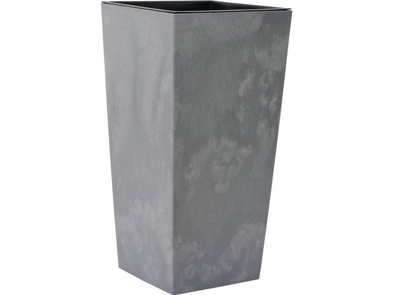 Siena Garden Nizza Stone La548-70 Pflanzentopf Polypropylen Beton-Optik Grau