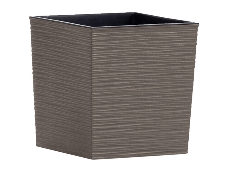 Siena Garden NIZZA GROOVE LA836-27 Plantefad Polypropylen Grå