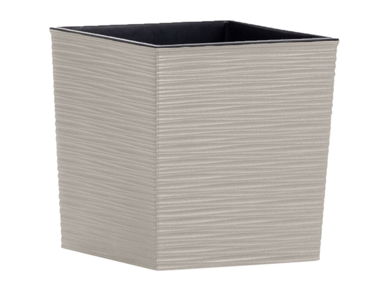Siena Garden NIZZA GROOVE LA836-05 Plantefad Polypropylen Creme