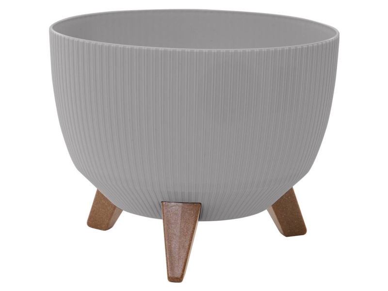 Siena Garden OSLO STRIPE LA963-27 Plantefad Polypropylen Grå