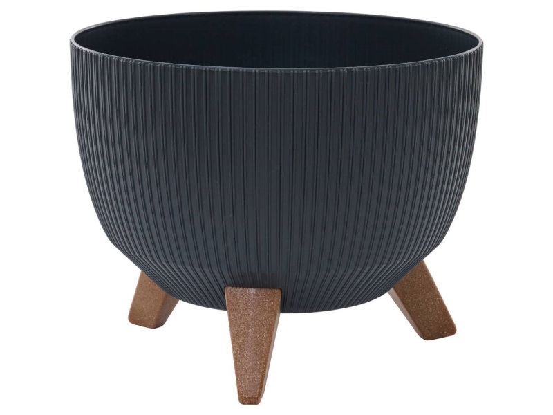 Siena Garden OSLO STRIPE LA957-82 Plantefad Polypropylen Antracit