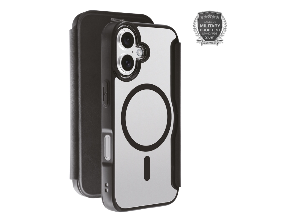 Vivanco Mag Premium Plånbok Apple Iphone 16 15 5 Cm 6.1  " Svart