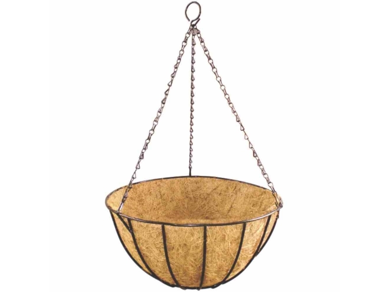 Siena Garden Classic J58082 #####Hängelampe Stahl, Kokosnuss Schwarz, Natur
