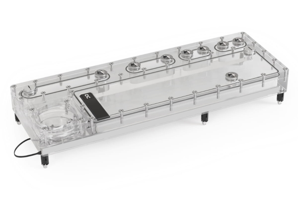 Alphacool 13890, Koldplade, Akryl, Transparent, 3-Pin Jst + 3-Pin, 1/4", 3-Stikben