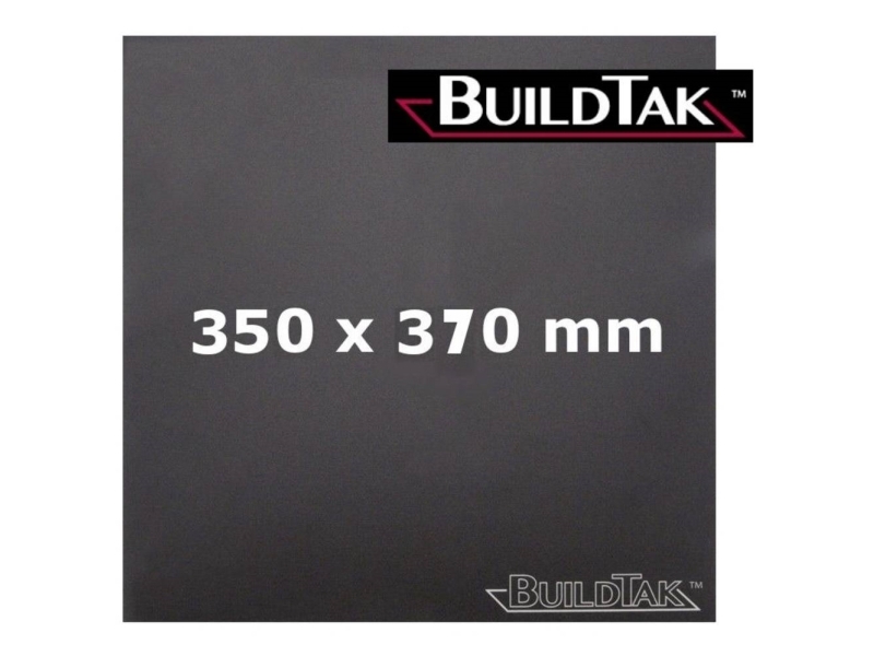 Buildtak Belægning Med Underlag Original 3D Printing Surface - Black 350 X 370 Mm Bt350x370