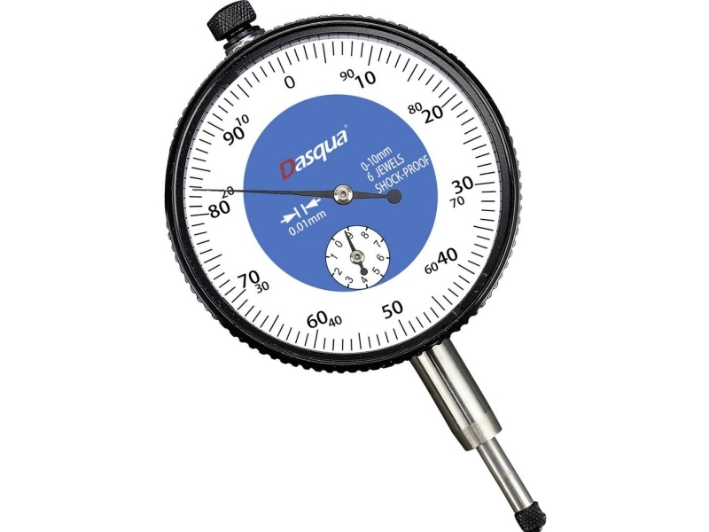 Dasqua 5121-1105 Stødfast Måleur Med Kontrolmål 10 Mm