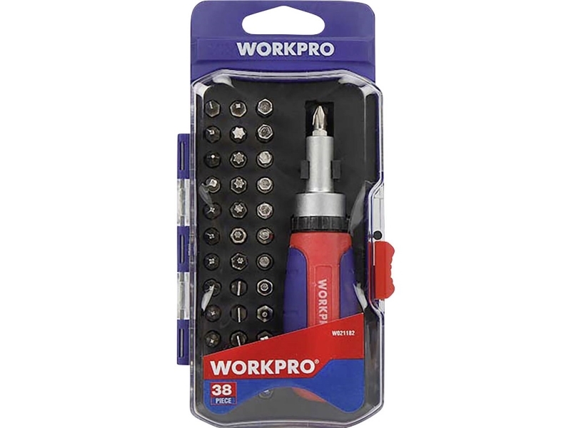 Workpro Universal-Ratschenbit-Satz Ratschenschraubendreher
