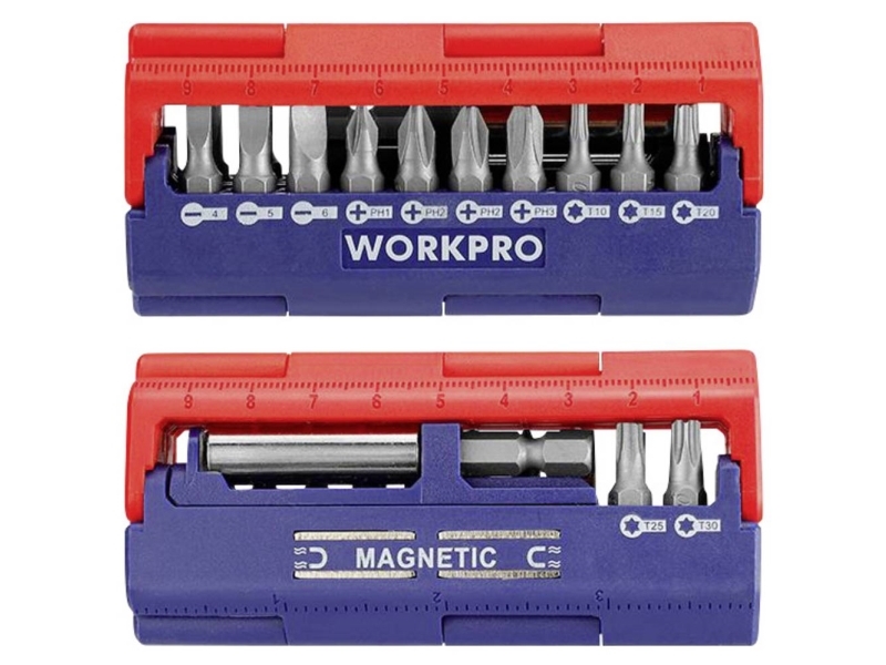 Workpro Universal-Bit-Satz Ph0, Ph1, Ph2