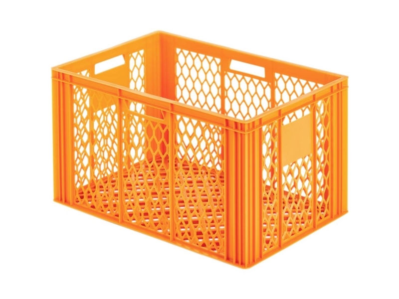 Alutec 75092 Kunststoffbox Lebensmittelqualität (B X H X T) 600 X 350 X 400 Mm Orange 1 St.