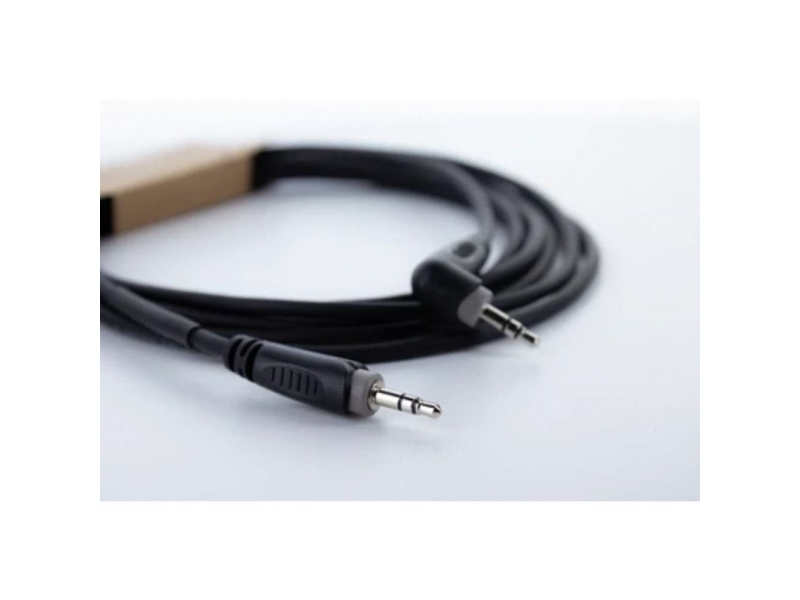 Cordial 14923 Jack Audio Tilslutningskabel [1X Jackstik 3,5 Mm - 1X Jackstik 3,5 Mm] 1 M Sort Pvc-Kappe, Snoet