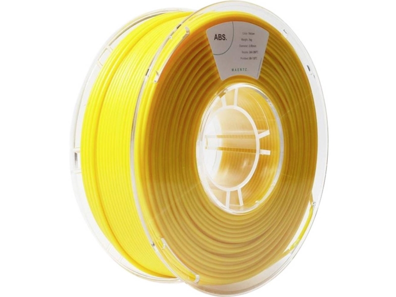 Maertz Pmma-1010-013 Pmma-1010-013 Filament Abs-Plast Kemisk Bestandig 2.85 Mm 1000 G Gul 1 Stk