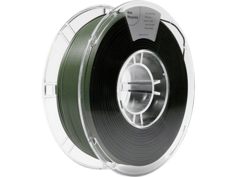 Maertz Pmma-1014-005 Pmma-1014-005 Filament Pla-Mat Recycled Pla, Mat 1.75 Mm 1000 G Olivengrøn 1 Stk