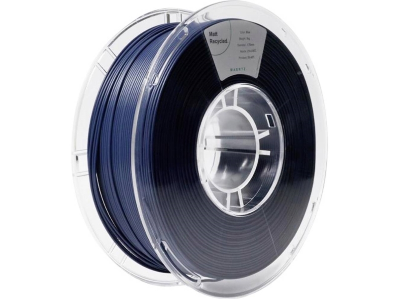 Maertz Pmma-1014-004 Pmma-1014-004 Filament Pla-Mat Recyceltes Pla, Matte 1,75 Mm 1000 G Blau 1 Stk.