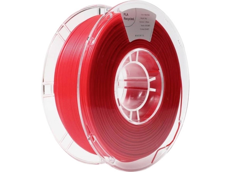 Maertz Pmma-1013-009 Pmma-1013-009 Filament Pla-Plast Recycled Pla 1.75 Mm 1000 G Neonrød 1 Stk
