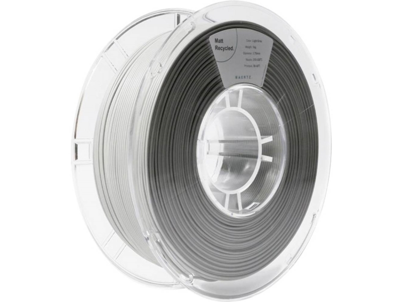Maertz Pmma-1014-001 Pmma-1014-001 Filament Pla Matt Recyceltes Pla, Matt 1,75 Mm 1000 G Hellgrau 1 Stück