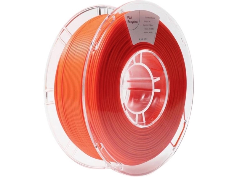 Maertz Pmma-1013-010 Pmma-1013-010 Filament Pla-Plast Recycled Pla 1.75 Mm 1000 G Neon-Orange 1 Stk