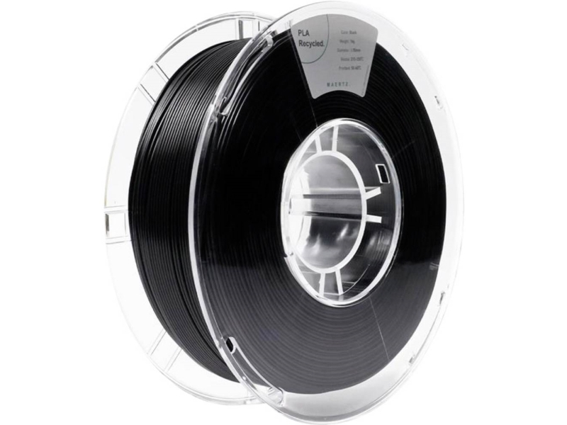 Maertz Pmma-1013-001 Pmma-1013-001 Filament Pla-Plast Recycled Pla 1.75 Mm 1000 G Sort 1 Stk