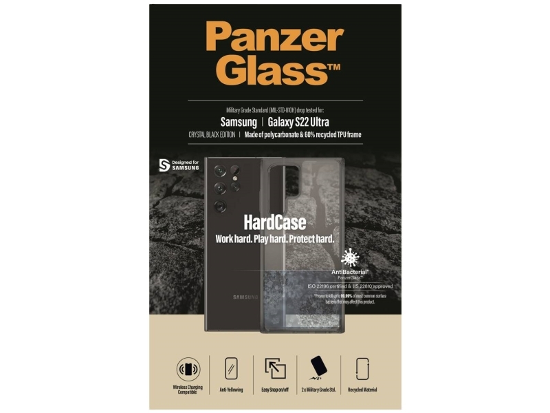 Panzerglass 0373 Omslag Samsung Samsung Galaxy S22 Ultra Svart
