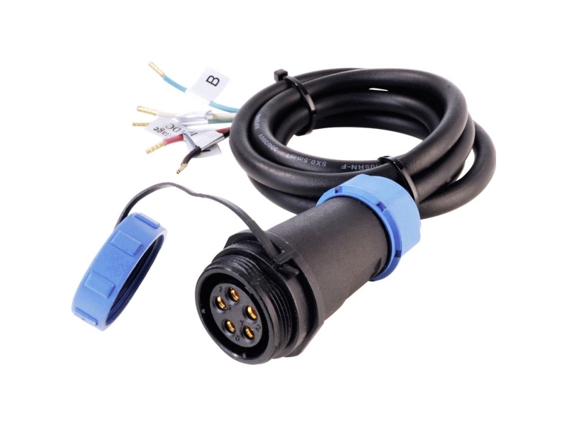 Deko Light 940030 Rundstik Konfektioneret Kobling, Lige Samlet Poltal: 5 1 Stk