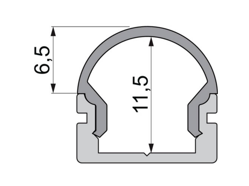 Deko Light 979580 Endkappe R-AU-01-08 Set 2 Stk, Weiß Profil-endekappe Plastic (L x B x H) 14 x 6 x 13.5 mm 1 stk