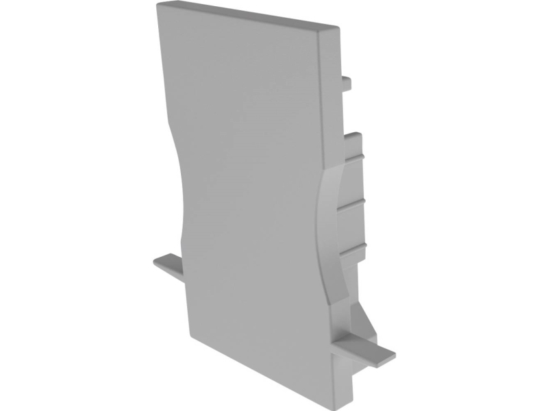 Deko Light 979231 Endkappe H-ET-04-12 Set 2 Stk, Grau Profil-endekappe Plastic (L x B) 27 mm x 28.6 mm Piece 1 stk