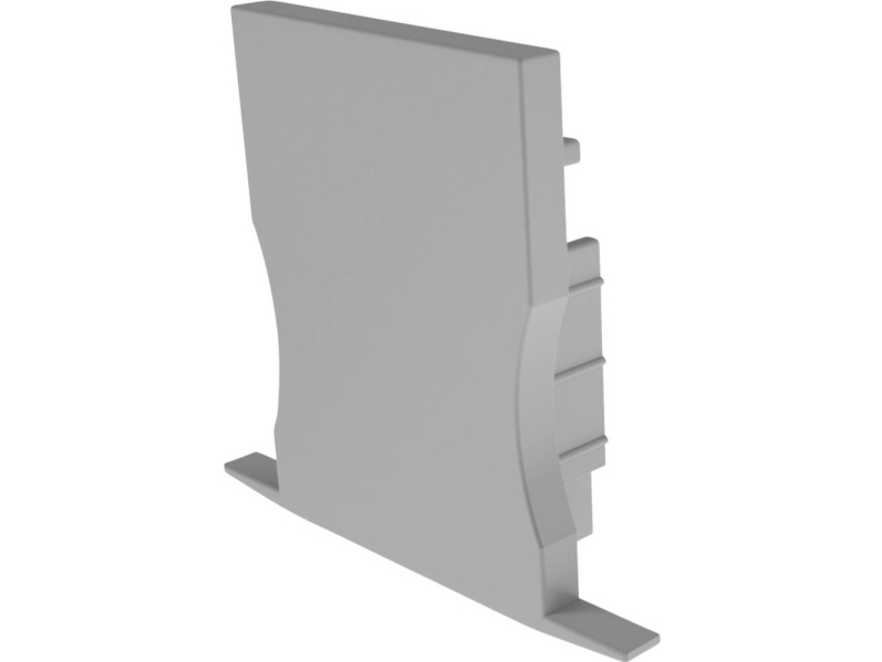 Deko Light 978301 Endkappe P-Et-04-12 Set 2 Stk, Silber Profil-Endekappe Aus Kunststoff (L X B X H) 27 X 18 X 23,6 Mm - 1 Stk