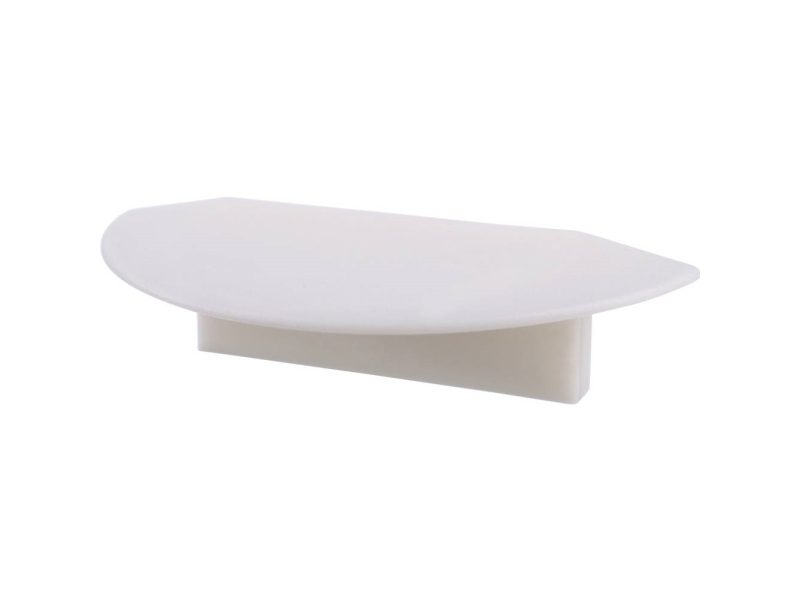 Deko Light 978100 Endkappe P-ET-01-12 Set 2 Stk, Weiß Profil-endekappe Plastic (L x B x H) 27 x 16 x 7 mm 1 stk