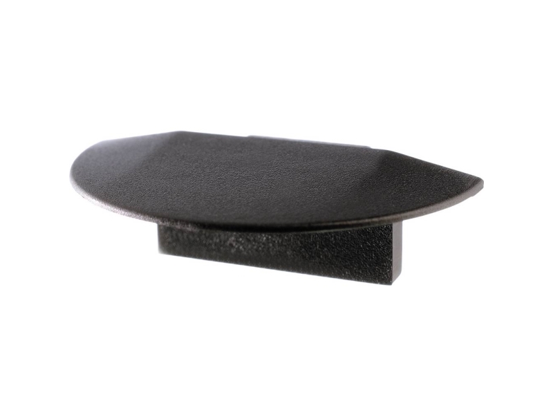 Deko Light 978082 Endkappe P-ET-01-08 Set 2 Stk, Schwarz Profil-endekappe Plastic (L x B x H) 23 x 16 x 7 mm 1 stk