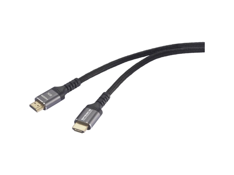 Speaka Professional Hdmi Tilslutningskabel Hdmi-A-Stik, Hdmi-A-Stik 1.5 M Sort Sp-13125628 8K Uhd Hdmi-Kabel
