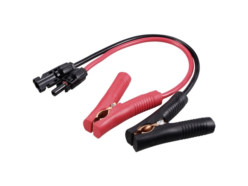 Tru Components Tc-12195648 Mc4 Solarstecker An Batterieklemme Schwarz, Rot 2 Stk.
