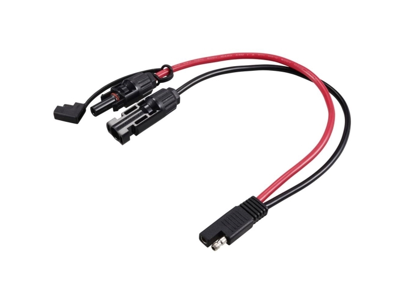 TRU COMPONENTS TC-12195644 MC4 aurinkoliitin SAE-liittimessä 12V DC 20 A Musta, punainen 1 kpl
