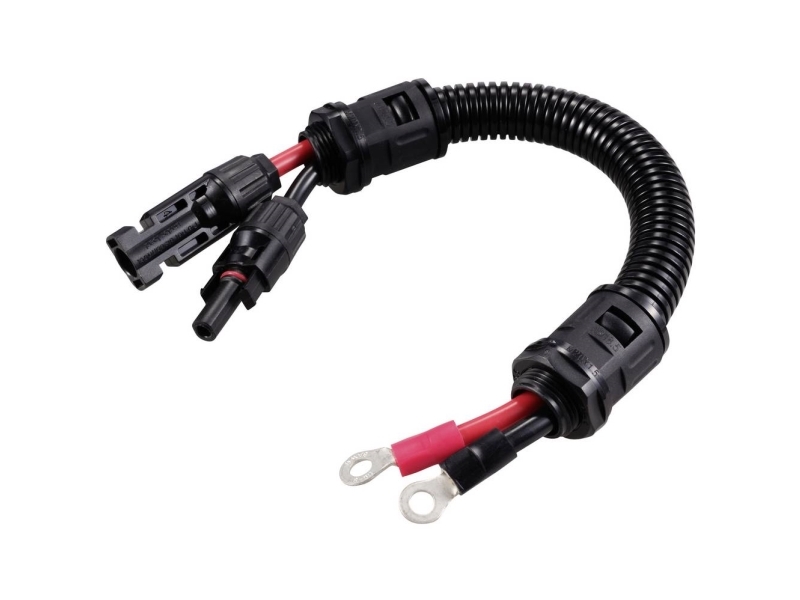 Solcelle-Stik Til M6-Ringkabelsko Kabellængde 250 Mm Tc-12195640 Sort, Rød Tru Components Indhold: 1 Stk