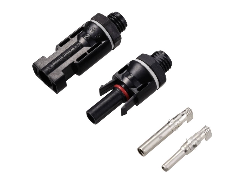 1 Par Solcelle-Stik/Tilslutning Til 4/6 Mm Solcellekabel Tc-12195632 Sort Tru Components Indhold: 2 Stk