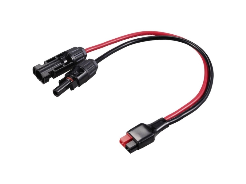 TRU COMPONENTS TC-12195720 Minivirtaliitin 30 A MC4 aurinkoliitäntään 600 V 30 A Musta, punainen 1 kpl
