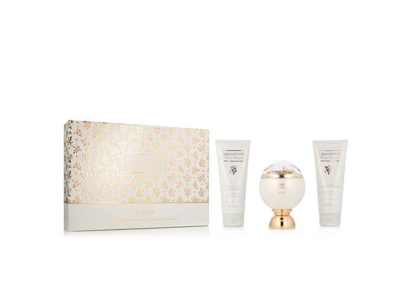 Souvenir Floral Bouquet - Edp 100 Ml + Duschgel 100 Ml + Körperlotion 100 Ml