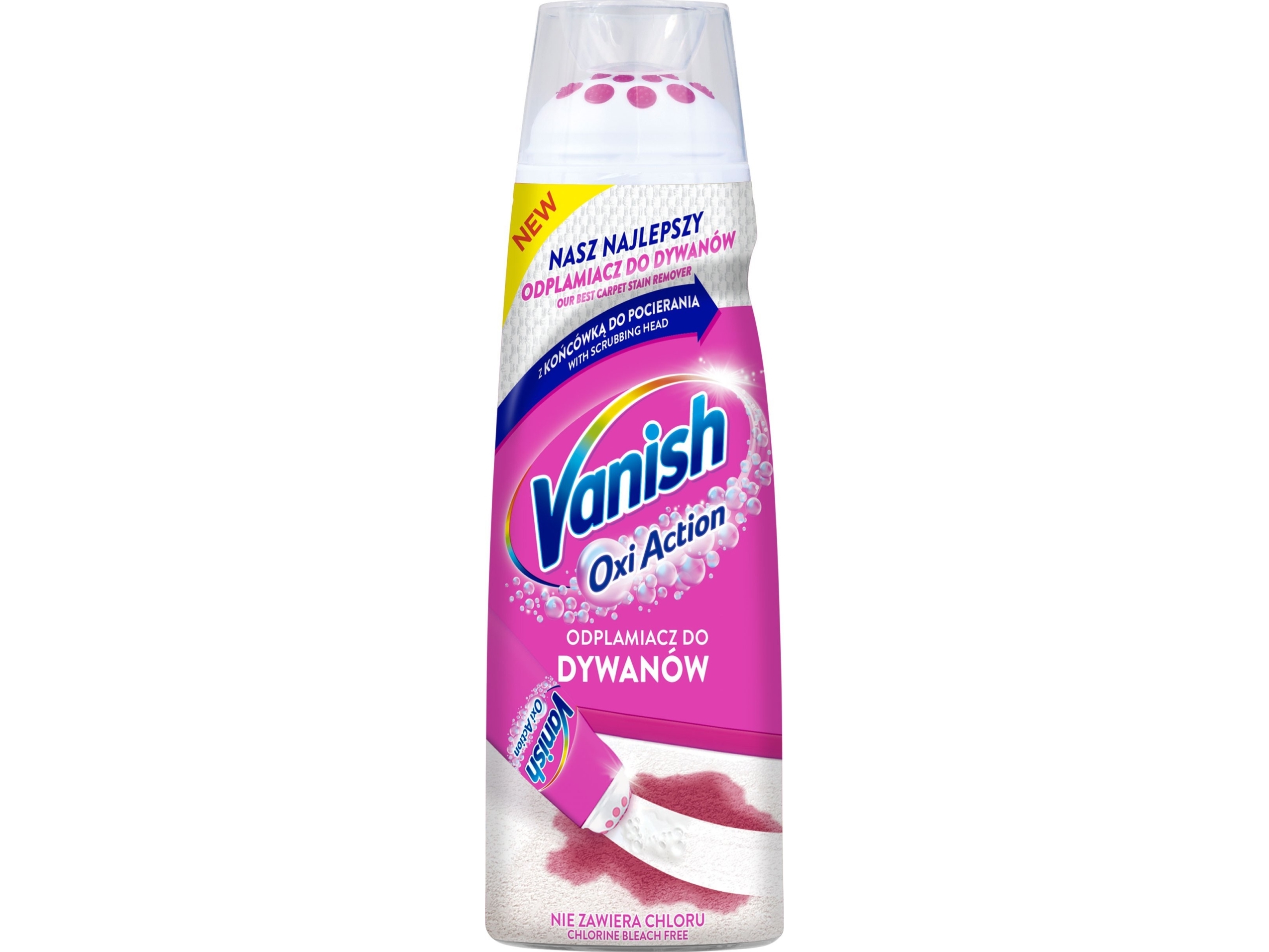 Osram Vanish Oxi Pletfjerner Til Tæpper, Præcis Med Gnide-Ende, 195 Ml