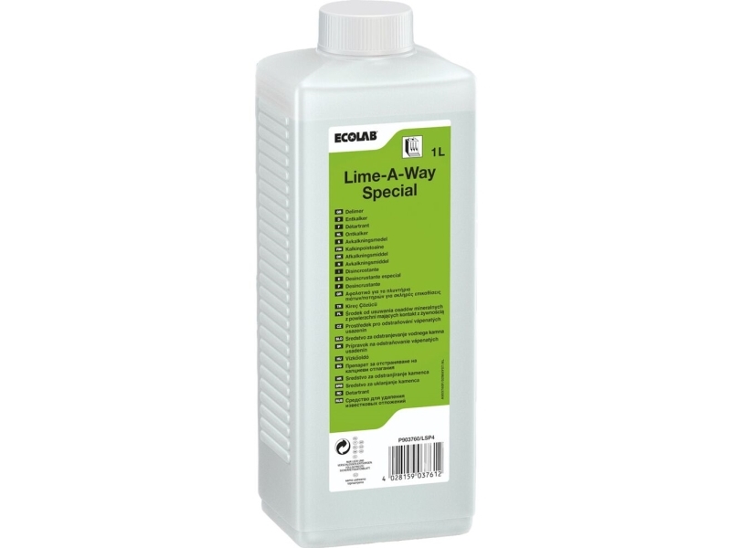 Maskinafkalker, Ecolab Lime-A-Way Special, 1 L, Til Kaffemaskine - (4 Stk.)