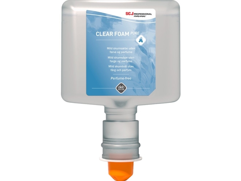 Skumsæbe, SCJ Professional, 1200 ml, uden farve og parfume, til touchfree dispenser,0 - (3 stk.)