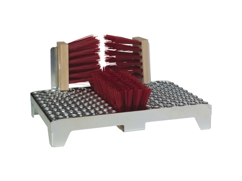 Vikan Støvlerenser 46x31,5x15cm, PVC/træ/stål/galvaniseret stål, stive børstehår | Børster og koste | Husholdningsrengøringsrekvisitter | Spar20%